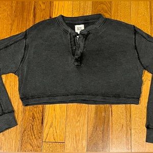 BDG Danny Cropped Henley Top